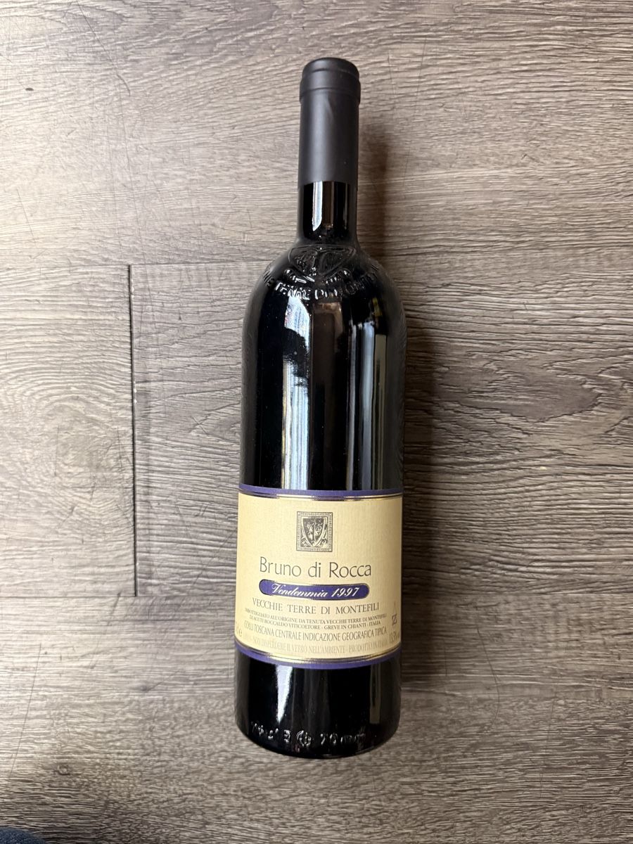 Vino: Bruno di Rocca Colli IGT 1997 - Vecchie Terre di Montefili – Nuovo e nell'imballaggio originale da Kloten venduto da Itrade 4