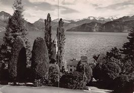 Weggis, Hotel Albana, gelaufen 1948
