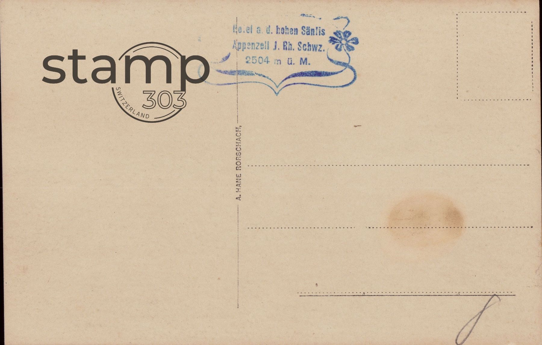 Cartoline postali: AK Säntis _ Observatorium – Usato da Eggersriet venduto da stamp303 1