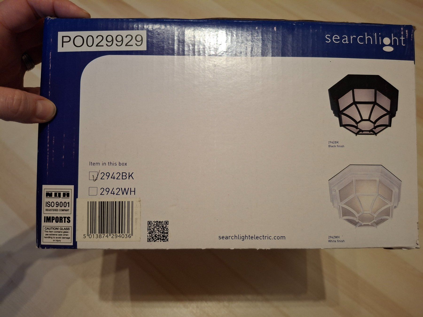 Lampade: Outdoorlampe Aussenlampe schwarz searchlight – Nuovo e nell'imballaggio originale da Bäretswil venduto da withabutton 2