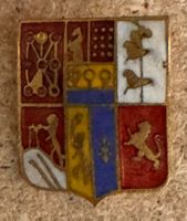 Wappen Emaille Anstecker Heraldik selten Sammlerstück