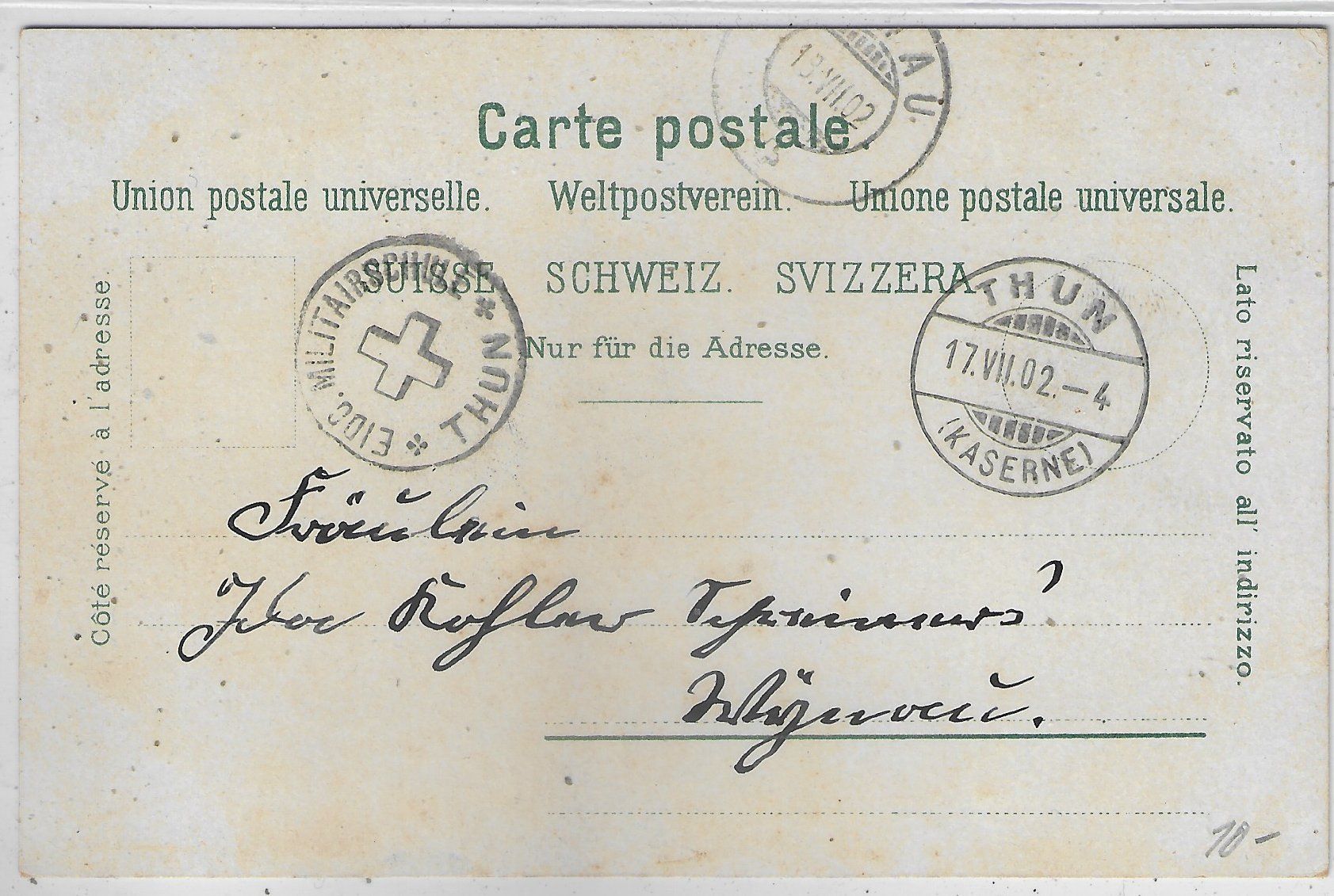 Cartoline postali: Armee Suisse - Feld-Artillerie – Usato da Ettingen venduto da Kartenplanet 1