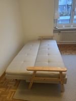 Schlafsofa 3-Sitzer TJORN Stoff Beige