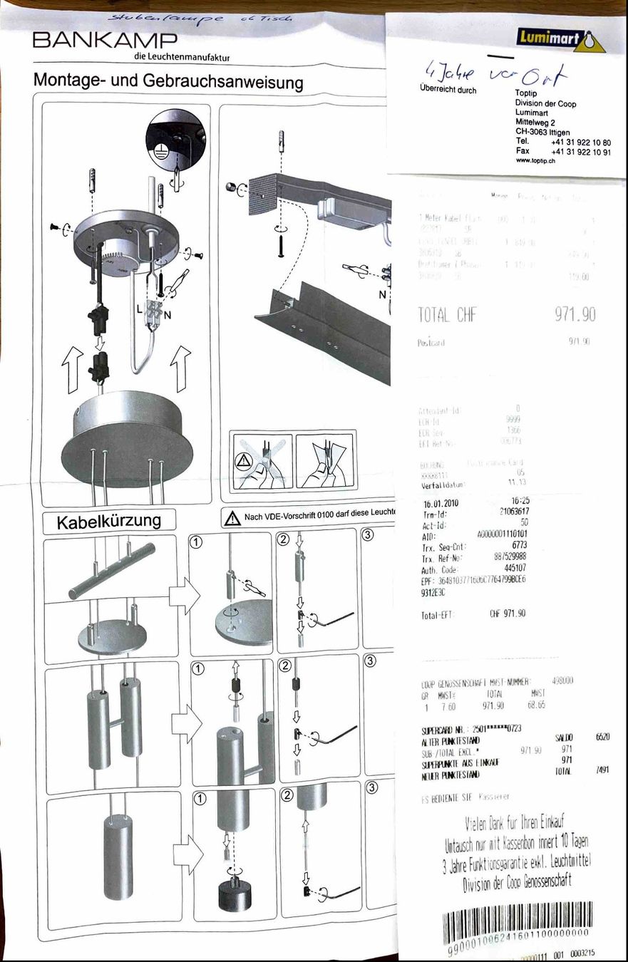 Lampadari & plafoniere: Designer-Lampe – Nuovo (secondo la descrizione) da Deitingen venduto da gruenkop 1