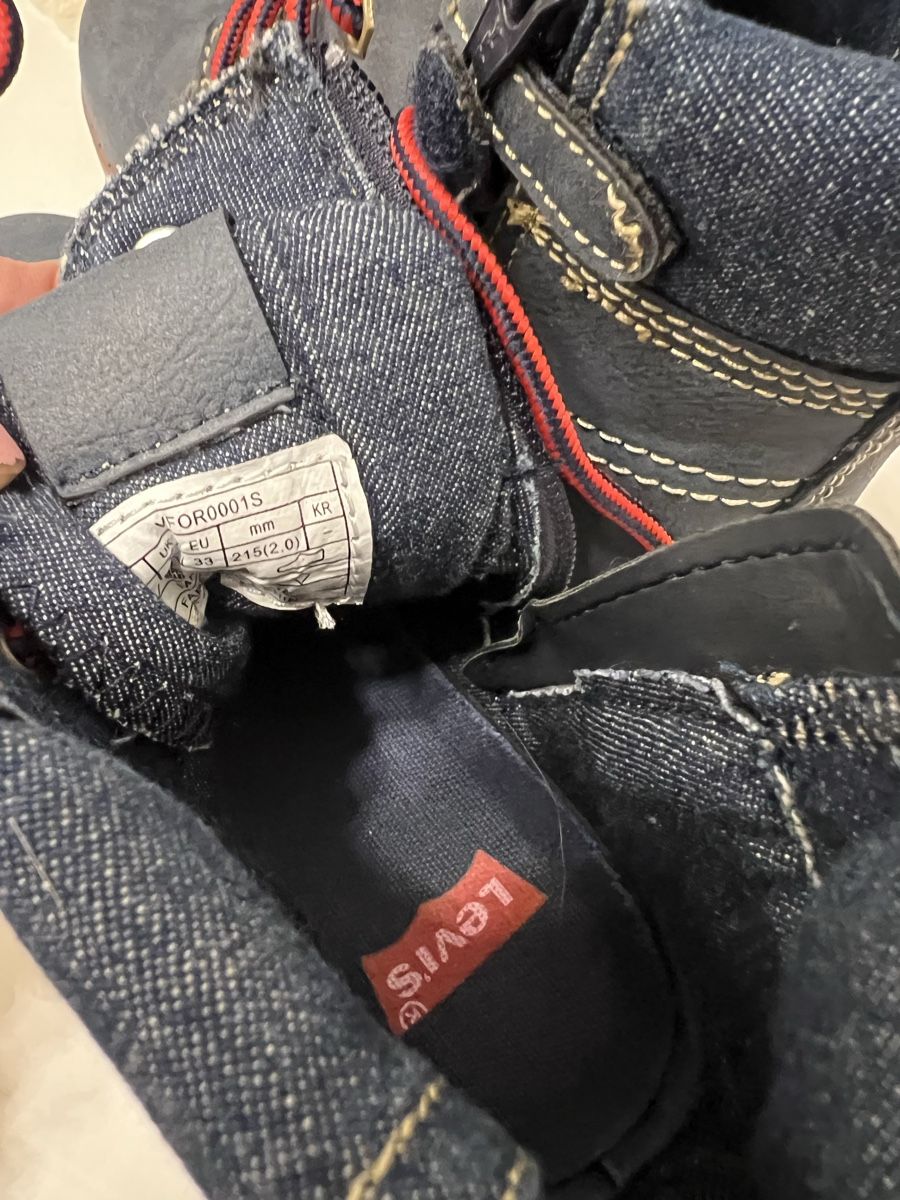 Levi's Scarpe per ragazzi: LEVIS LEDERBOOTS NAVY NEU GR 33 – Nuovo (secondo la descrizione) da Basel venduto da theo-g77 3