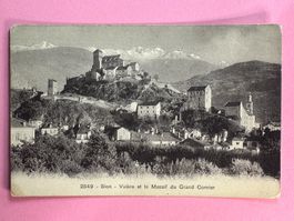 Sion -  Valère et le Massif du Grand Cornier