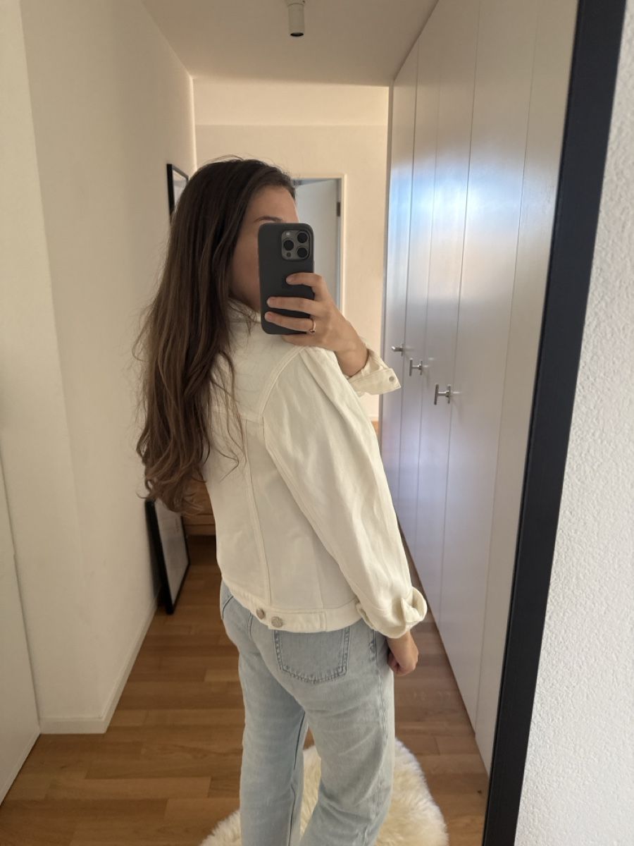 Jacken: Jeansjacke Weiss Gr. 36 – Neu (gemäss Beschreibung) aus Uster von CharlotteVN 2
