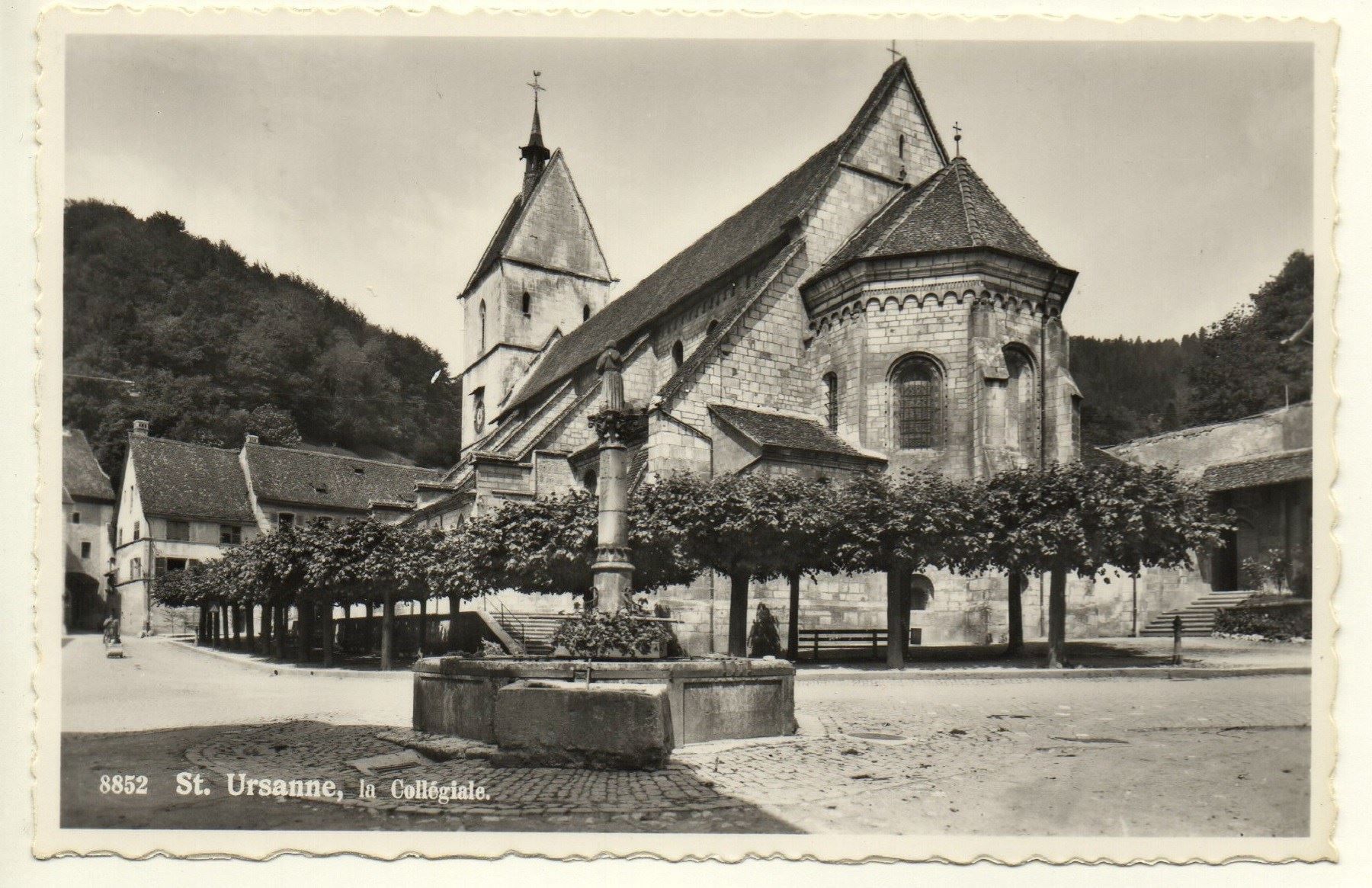 Ansichtskarten: ST. URSANNE la Collégiale – Neu (gemäss Beschreibung) aus Jona von philajona