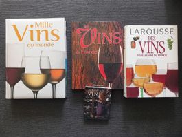 Lot 3 livres sur le vin Larousse 1000 Vins