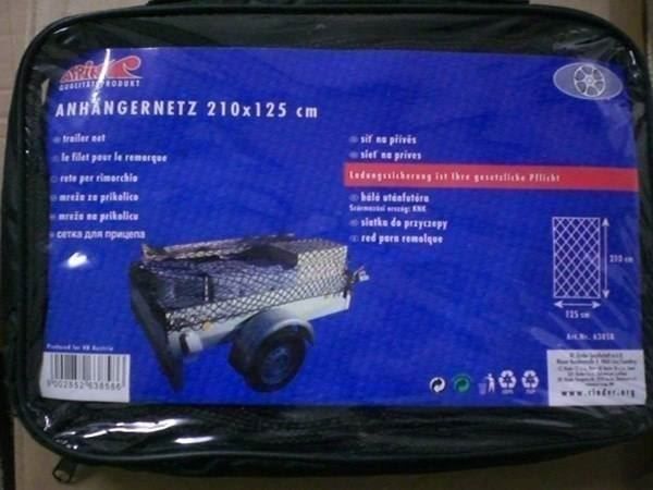Rimorchi: ALPINe Anhängernetz schwarz 210x125 cm – Nuovo e nell'imballaggio originale da Kloten venduto da Euroasia 1
