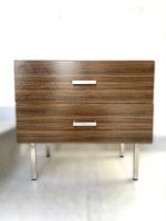 Commode bois vintage scandinave – pieds métal - années 70