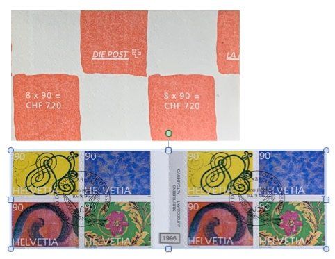 Alle Briefmarken: Carnet de timbres 1996 – Gebraucht aus Lausanne von Cabessa