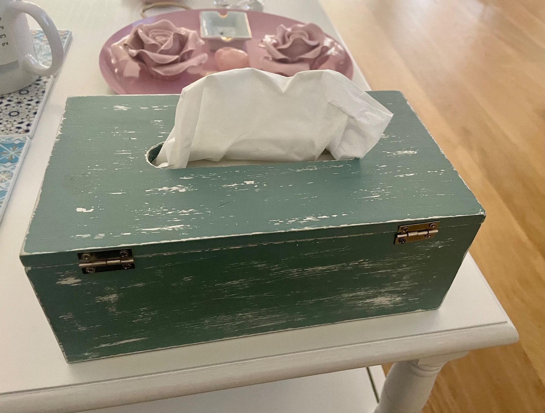 Cassapanche: Shabby Chic Taschetücherbox – Usato da Baden venduto da Tiffany6878 6