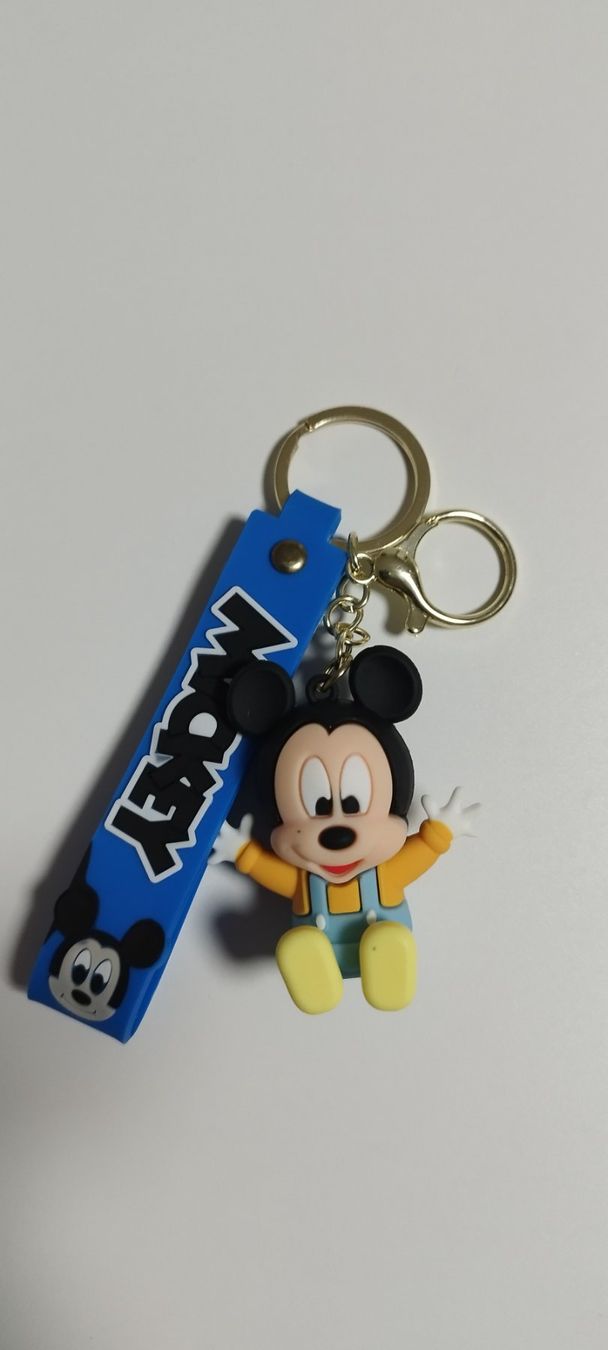 Disney Portachiavi: Hellblauer Mickey-Schlüsselanhänger – Nuovo e nell'imballaggio originale da Winterthur venduto da deb_c6qh