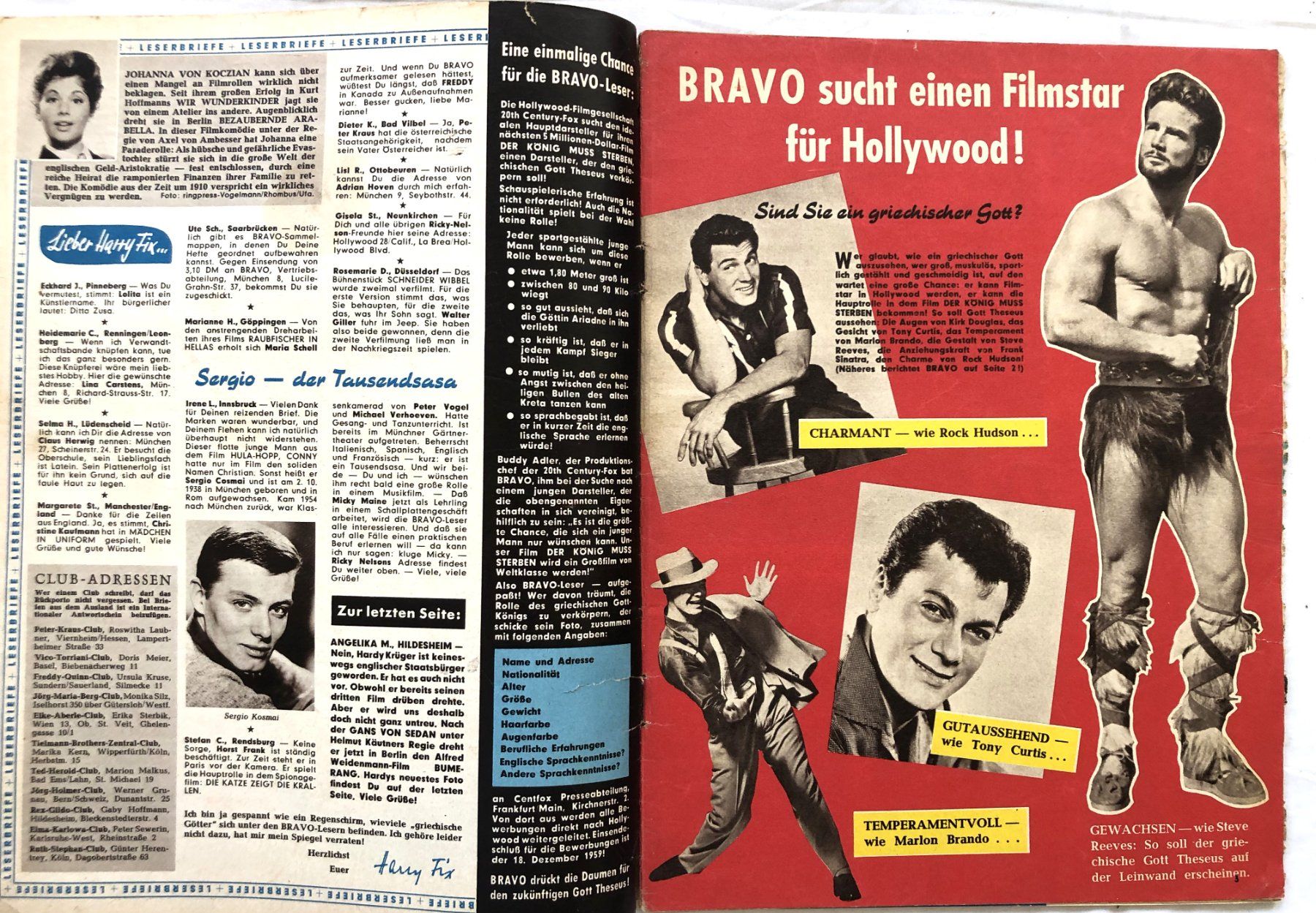 Riviste & Magazine: BRAVO - Heft - Nr.46/1959 – Usato da Schaffhausen venduto da durruti 1
