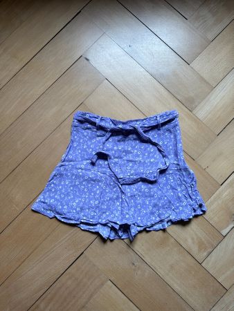 ZARA - Rock lila weiss geblümt S