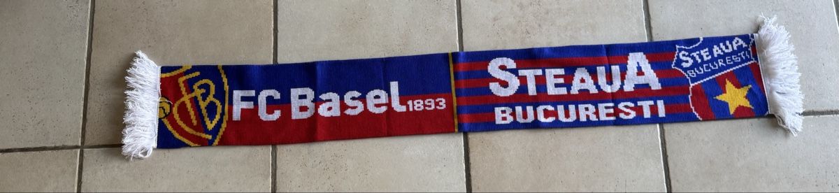 FC Basel Foulard & Sciarpe: Fc Basel - Steaua Bukarest Schal – Usato da Lenzburg venduto da Meister_k