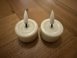 2 LED-Kerzen, neuwertig, für stimmungsvolle Momente!