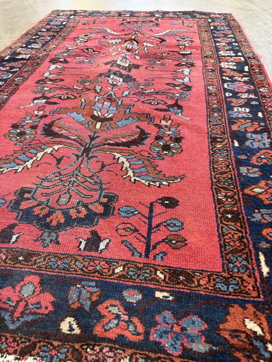 Tappeti: Persischer Teppich, rot-blau, vintage, echtes Einzelstuck! – Usato da Strengelbach venduto da RaenAntikDesign 2
