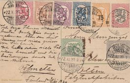 Finnland Buntfrankatur auf Ak