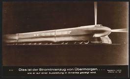 Fotografie der Stromlinienzug von Überm