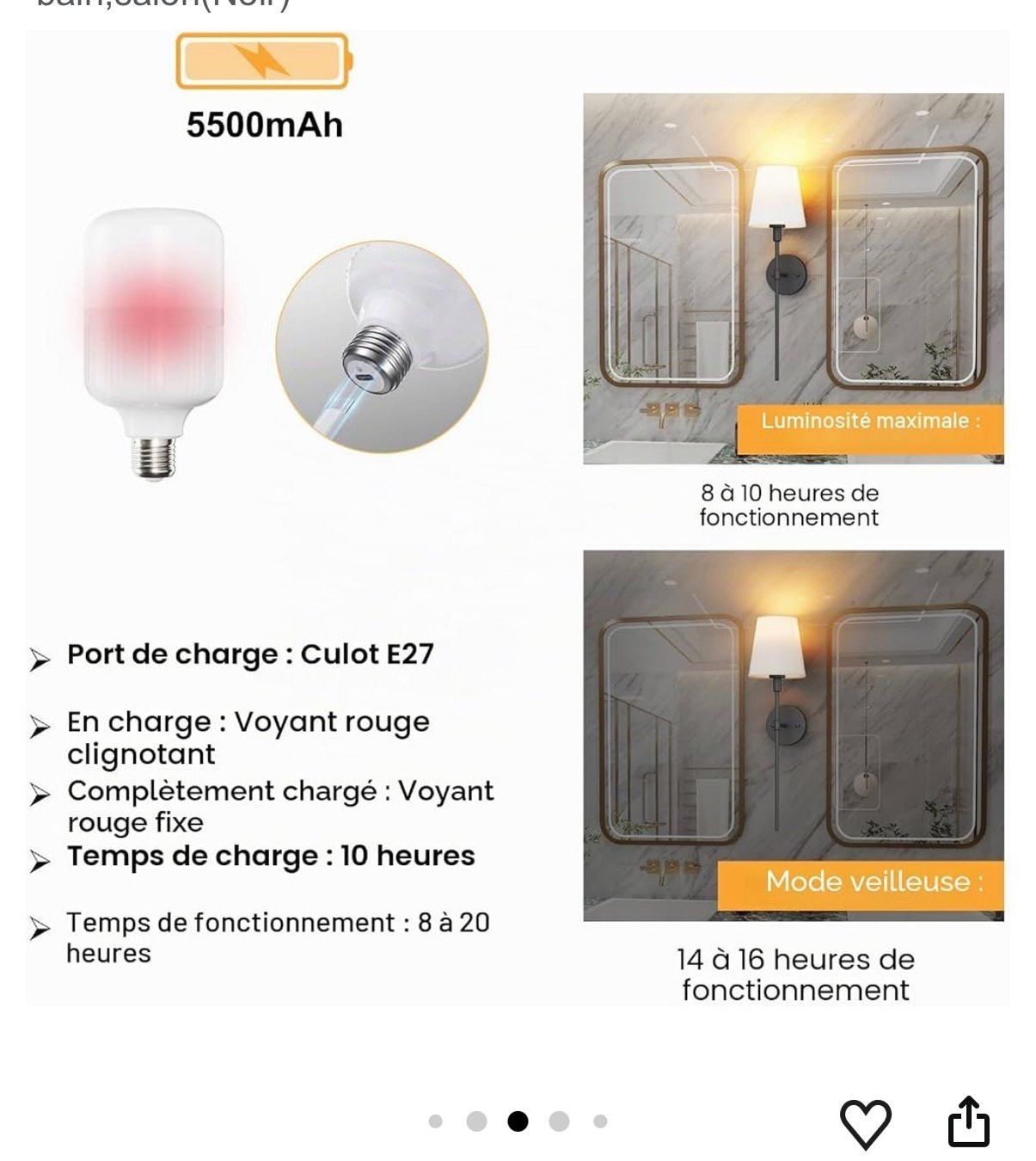 Lampade: Wandleuchte – Nuovo e nell'imballaggio originale da Arbon venduto da Secretpacks-SchLau 2