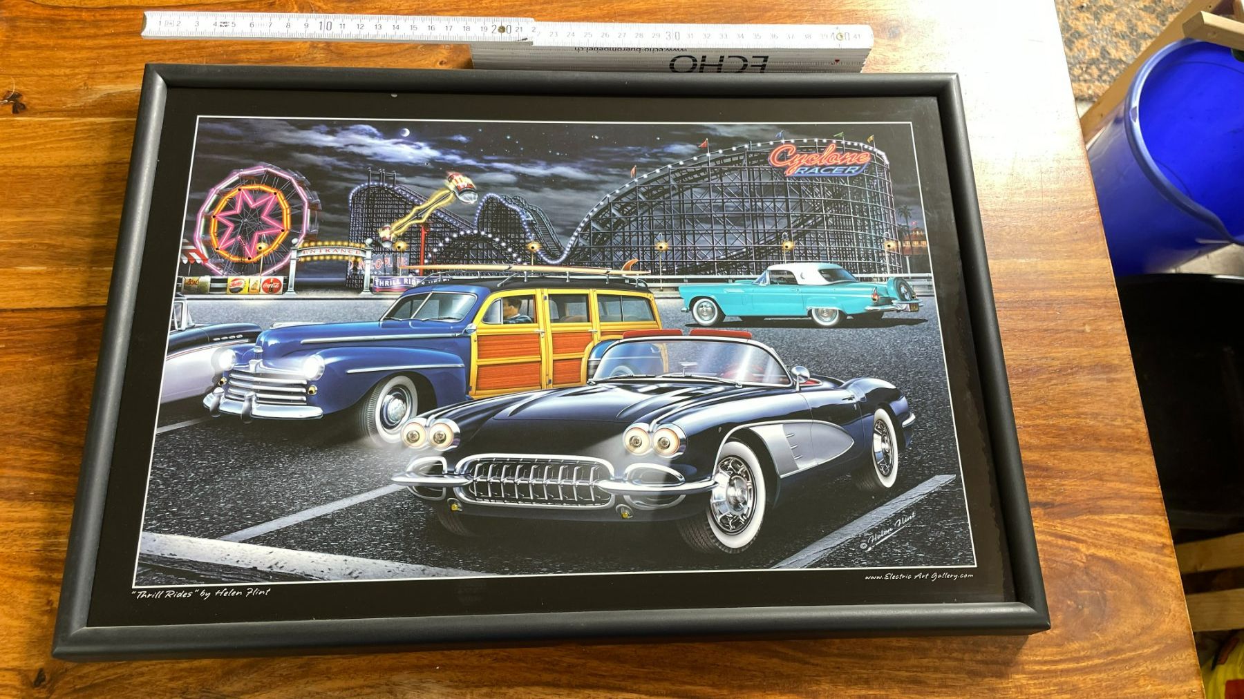 Foto & Immagini: Corvette Thunderbird Bild Scheinwerfer beleuchtung Deko – Nuovo (secondo la descrizione) da Wohlen AG venduto da Erelpowerline