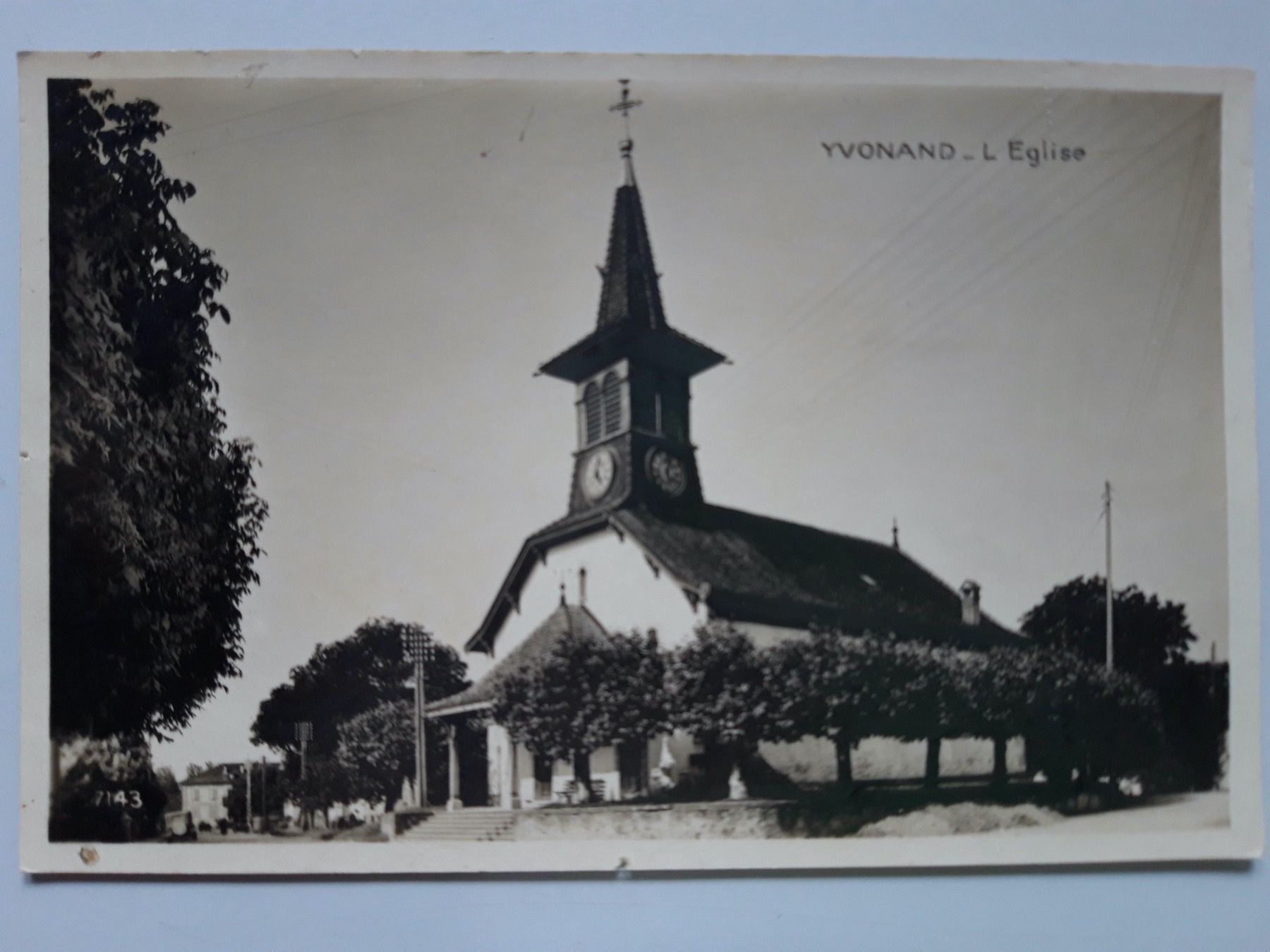 Cartoline postali: Yvonand L'Eglise – Usato da Sargans venduto da nicsam1815