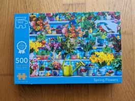 Corner Piece Puzzle 500 Spring Flowers 🌺