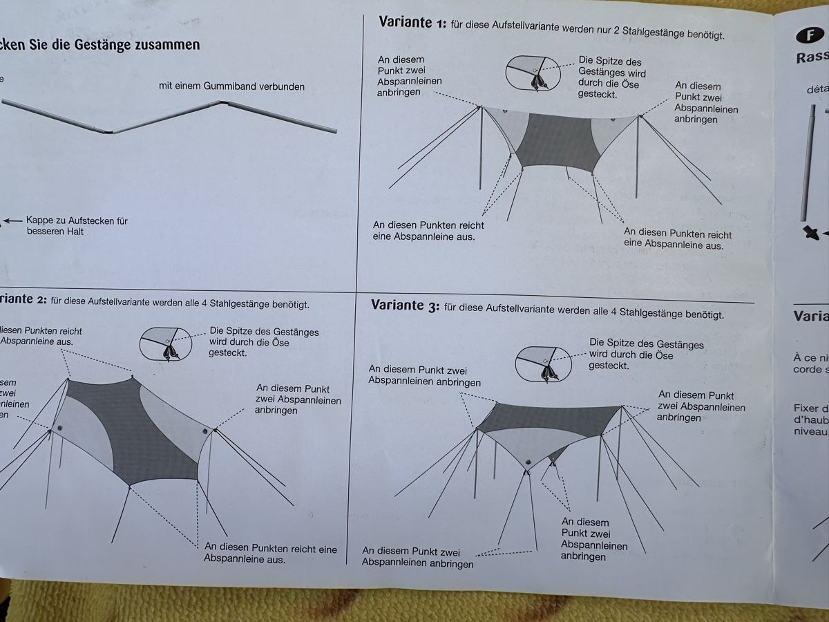 Markisen: Sommer-Sonnensegel , Top Zustand! – Neu (gemäss Beschreibung) aus Bischofszell von Brummbaer5 3