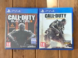 2 x PS4 Games "CoD-BlackOps III" & "CoD-Advanced Warfare"