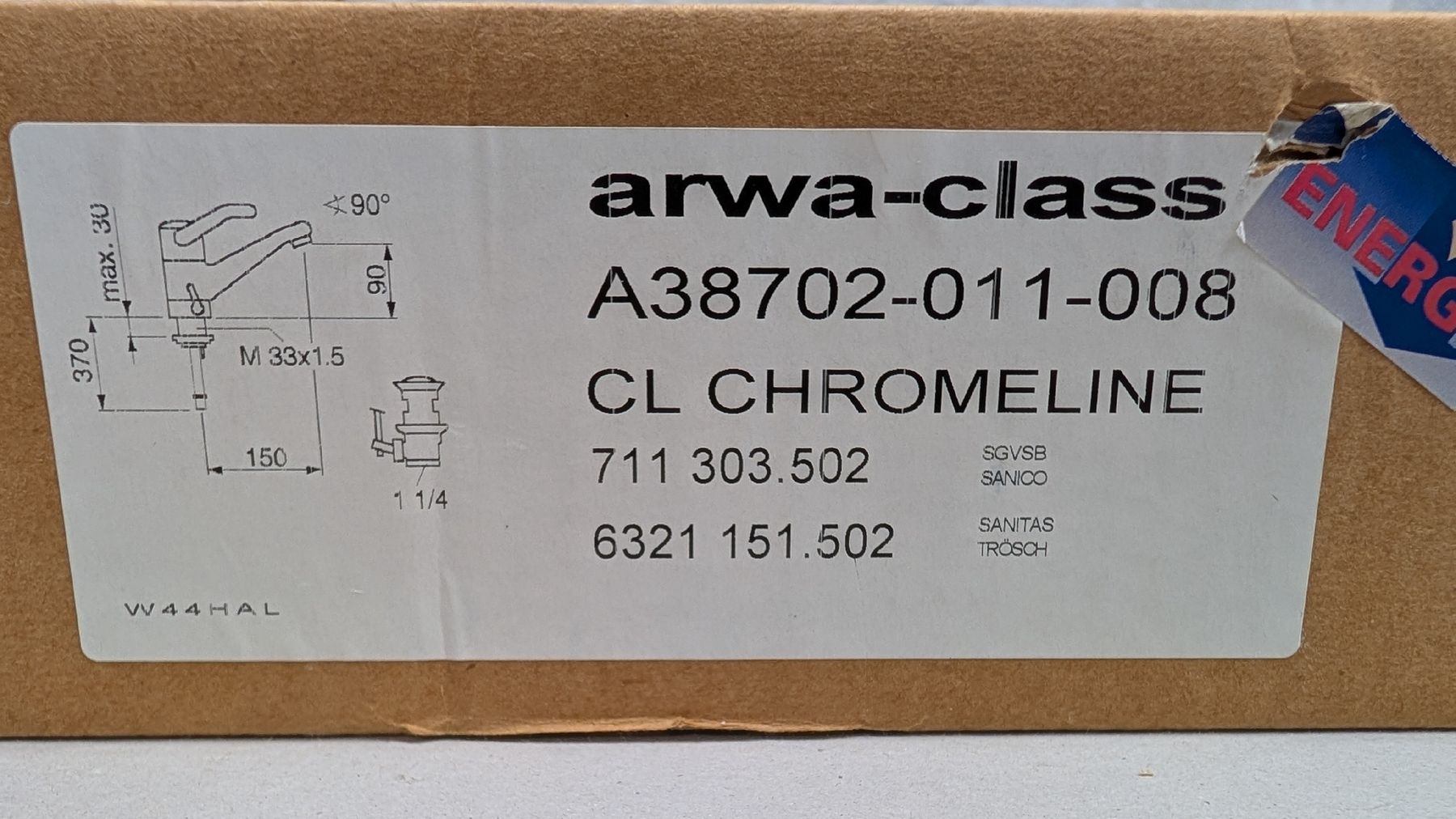 Arwa Rubinetteria: Arwa Class Wasserhahn / Spühltischarmatur – Nuovo e nell'imballaggio originale da Volketswil venduto da mar_c5pv 5