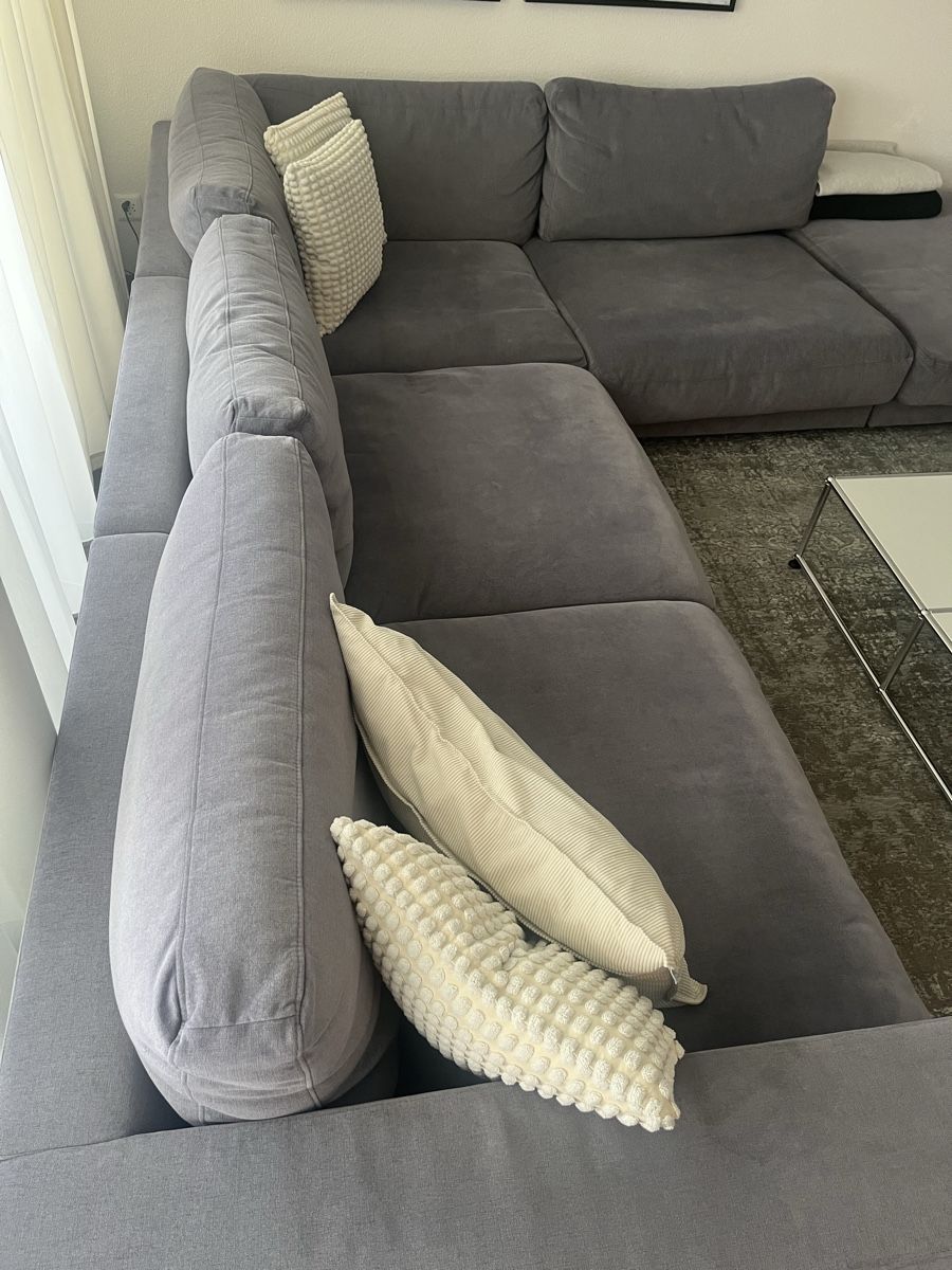 Divani: Graues Ecksofa - sehr gemütlich! – Usato da Döttingen venduto da Pinselwerk12 3