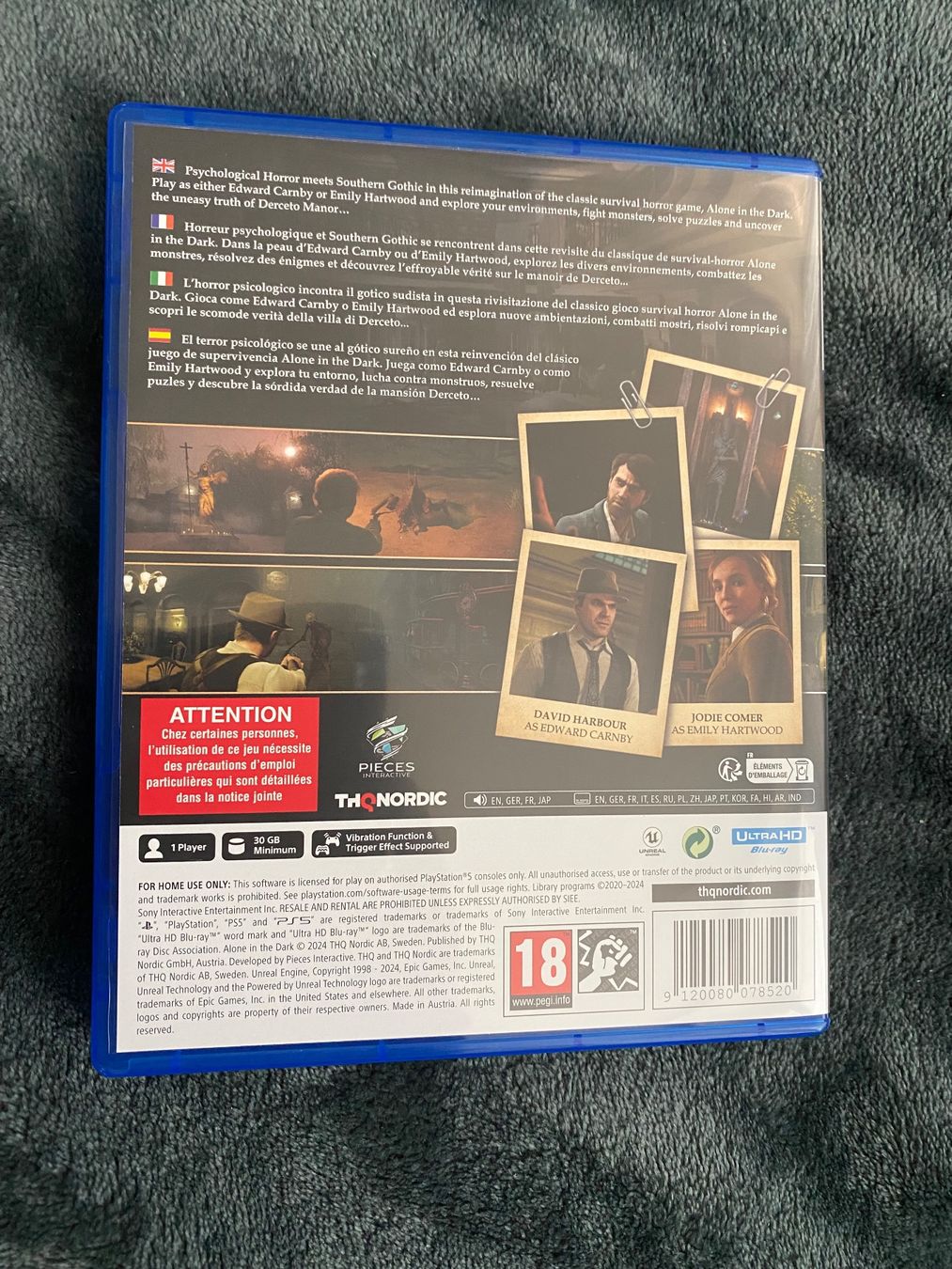 Sony Giochi: Alone in the Dark (PS5) - Neuwertig – Nuovo (secondo la descrizione) da Einsiedeln venduto da Penguin_Holmes 1