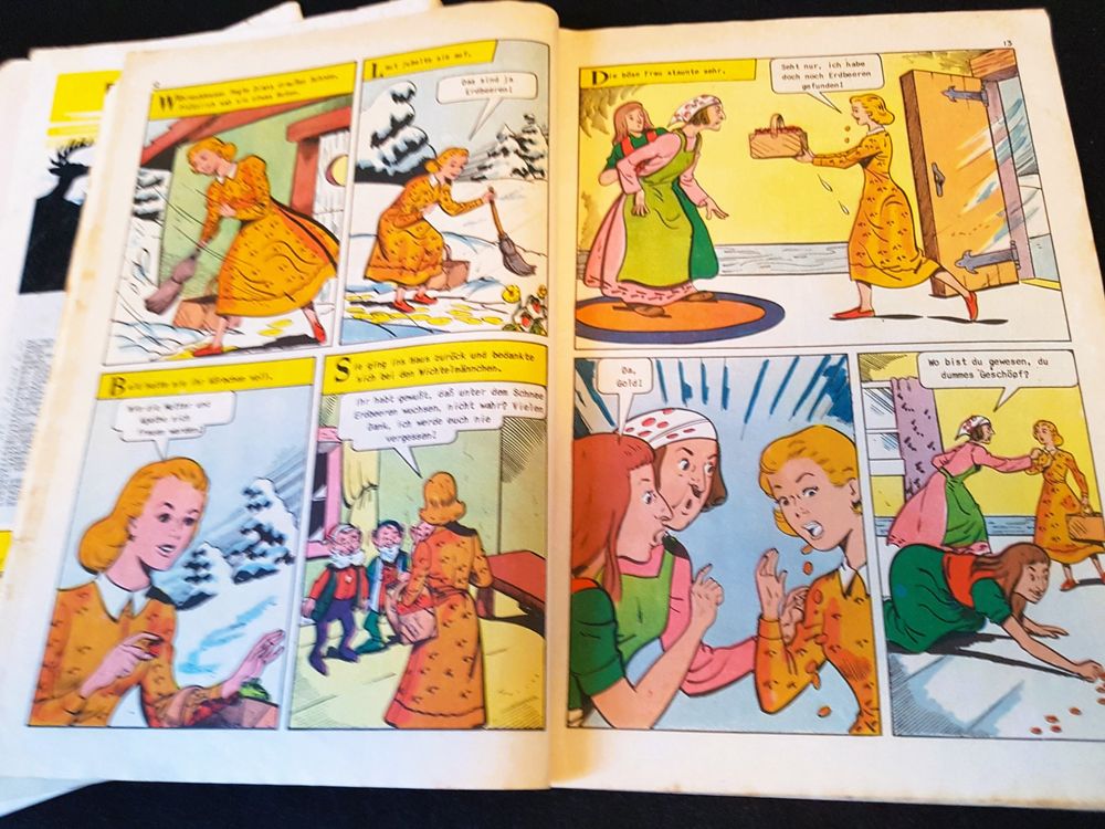 Bilder Märchen Comics Kinderbuch 1950/60 10 Stück Original (Gebraucht ...