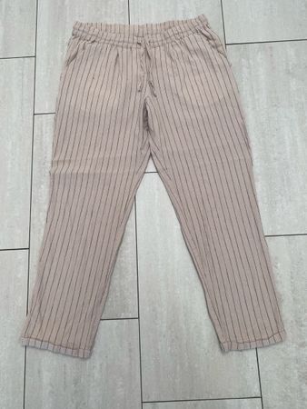 Leinenhose Gr. L beige 