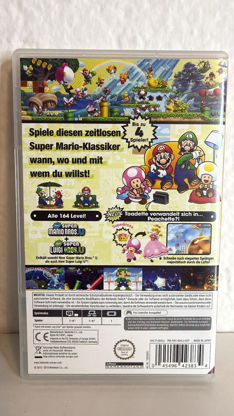 Spiele: Super Mario Bros. U Deluxe - Nintendo Switch Spiel – Gebraucht aus Ehrendingen von lax21 1