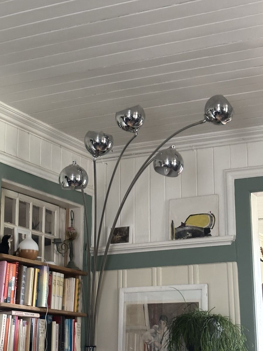Lampen: Five-Arm Floor Lamp Chrome Finish Marble Base Used – Gebraucht aus Emmenbrücke von lucymeg 4