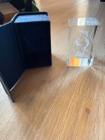 Glas Briefbeschwerer mit Delfinen