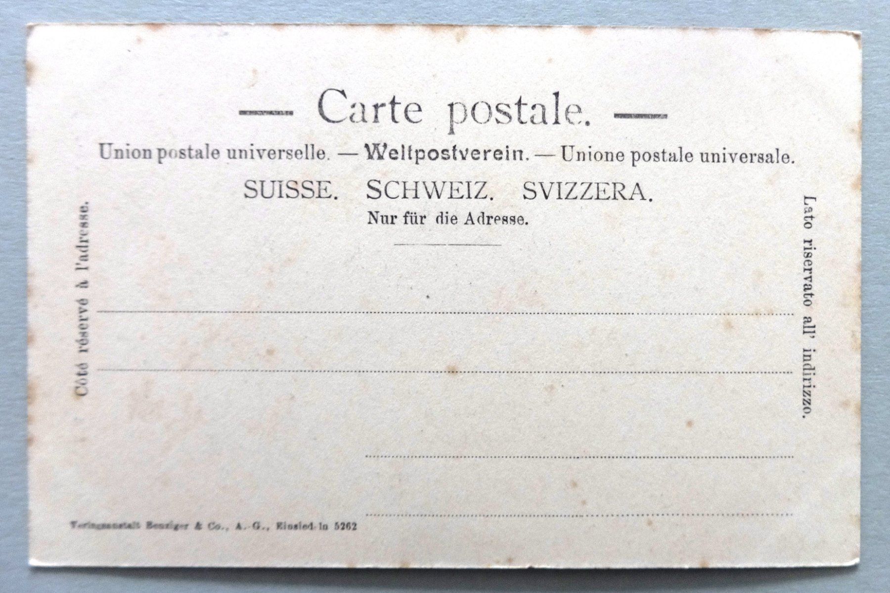Cartoline postali: Einsiedeln - Gnaden-Kapelle – Usato da Fétigny venduto da Billy2miny 1