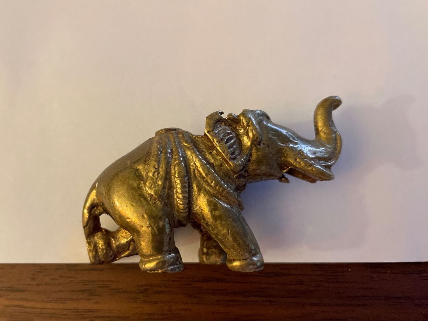 Statuette: Messing Elefant (3 cm / 3.5 cm hoch) – Usato da Zürich venduto da plumita 3