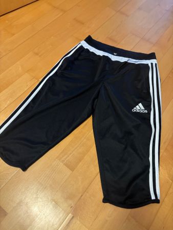ADIDAS 3/4 Trainingshose / Schwarz / Grösse S