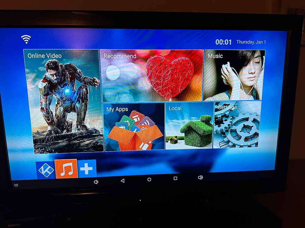 JUNING Android TV Box inklusive Fernbedienung (Neu (gemäss Beschreibung ...