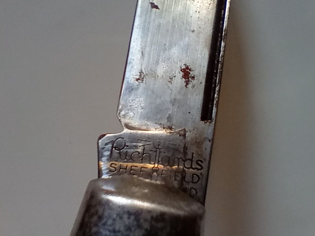Taschenmesser: Vintage Sackmesser Richards Sheffield Perlmuttschale England – Gebraucht aus Oberdorf BL von Barocki888 5