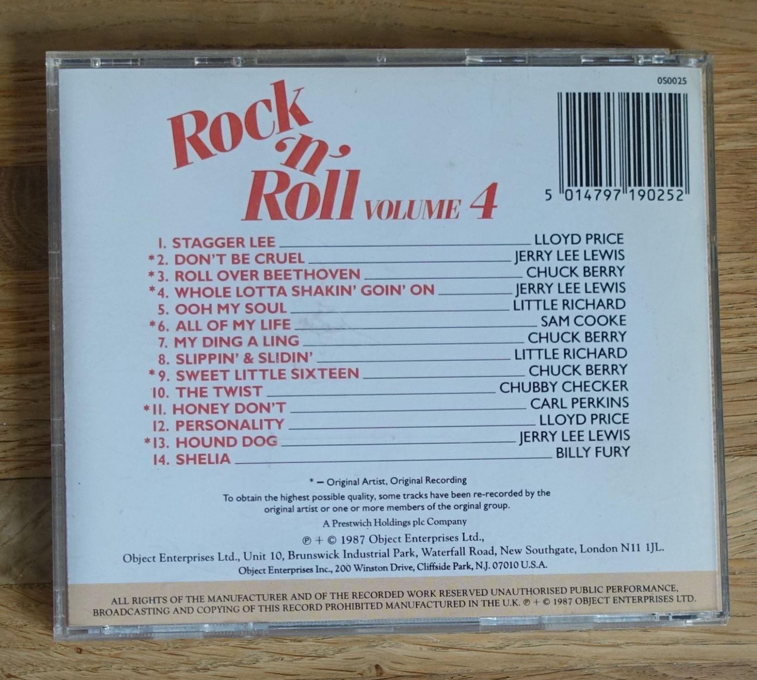 CD: Rock 'n' Roll Volume 4 - F20 – Usato da Sessa venduto da fraenklishop 1