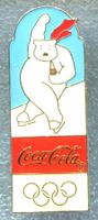 Coca Cola  Eisbär  Eisschnelllauf