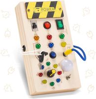 Montessori Spielzeug Busy Board Lichtschalter Activity Board