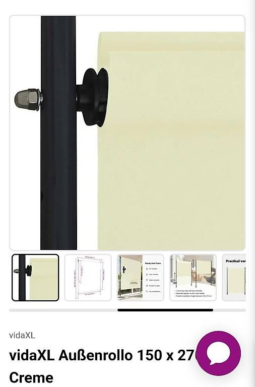 Tende da sole: Aussenrollo 150 x 270, Creme – Usato da St.Gallen venduto da amaka01 2