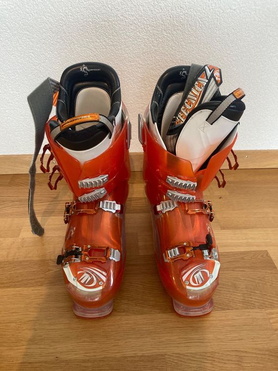 Bottes De Ski Tecnica Dragon 100 - Taille 24.5 (US 6.5 Homme) - Occasion Bon État - Flex Réglable