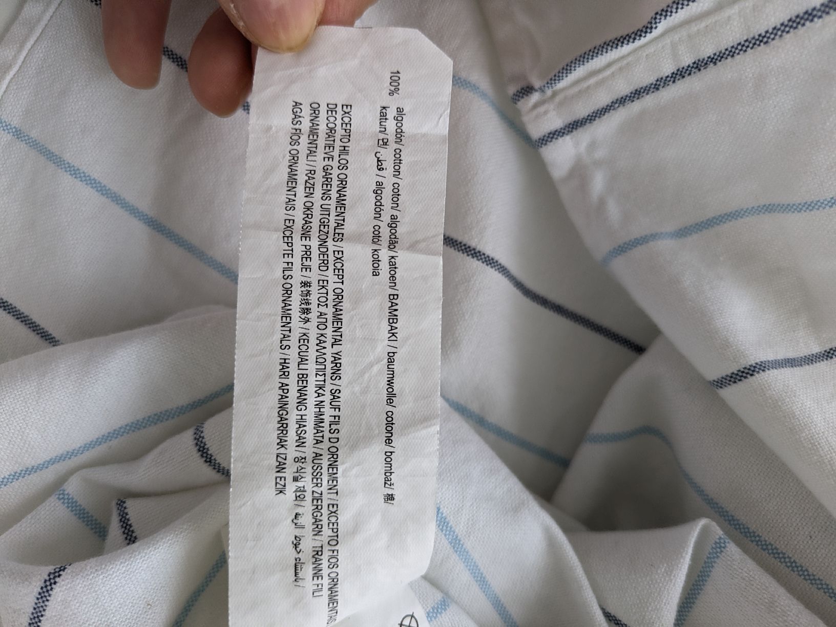 Hemden: Hemd gestreift weiss Grösse M/L , Pull&bear – Gebraucht aus Rorschach von joh_v2y2 6